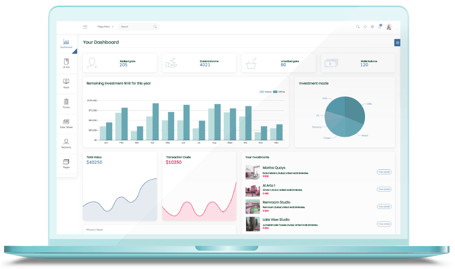 Your real estate investments dashboard SmartCrowd